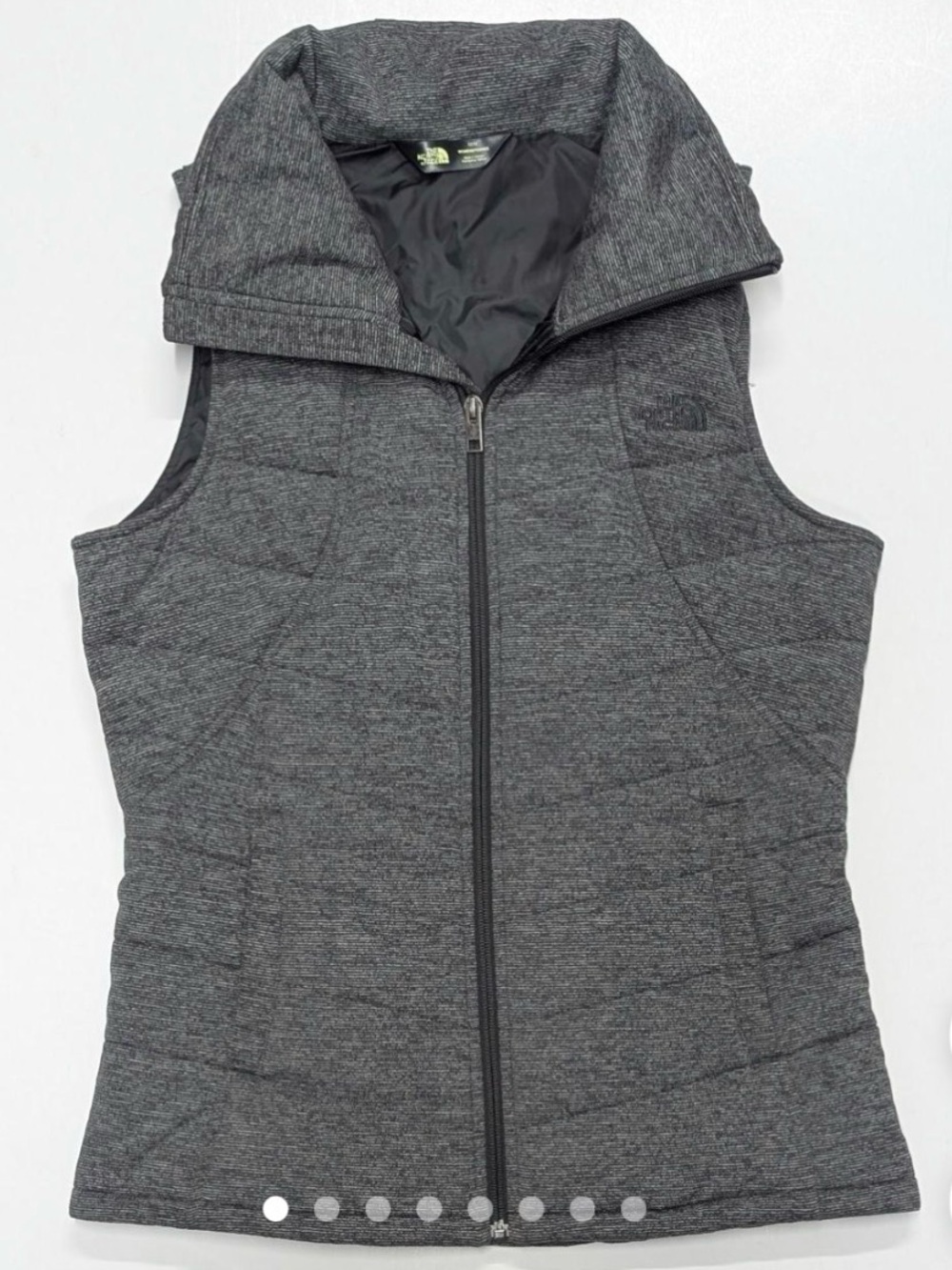 THE NORTH FACE PSEUDIO HEATHER GREY QUILTED VEST